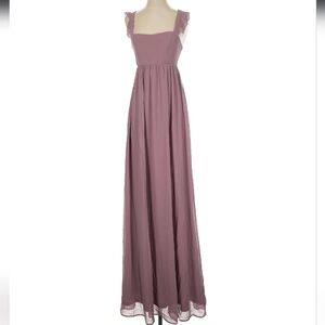 Show Me Your MuMu Maxi Dress with Flutter Sleeves